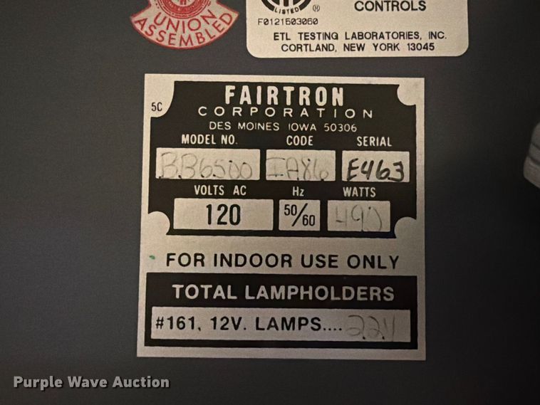 image for item EX4325 (6) Fairtron BB6500 scoreboards
