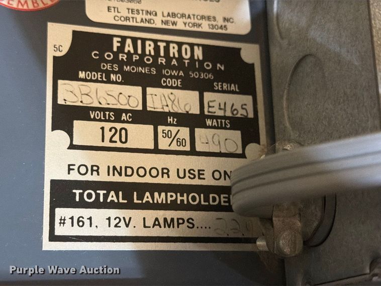 image for item EX4325 (6) Fairtron BB6500 scoreboards