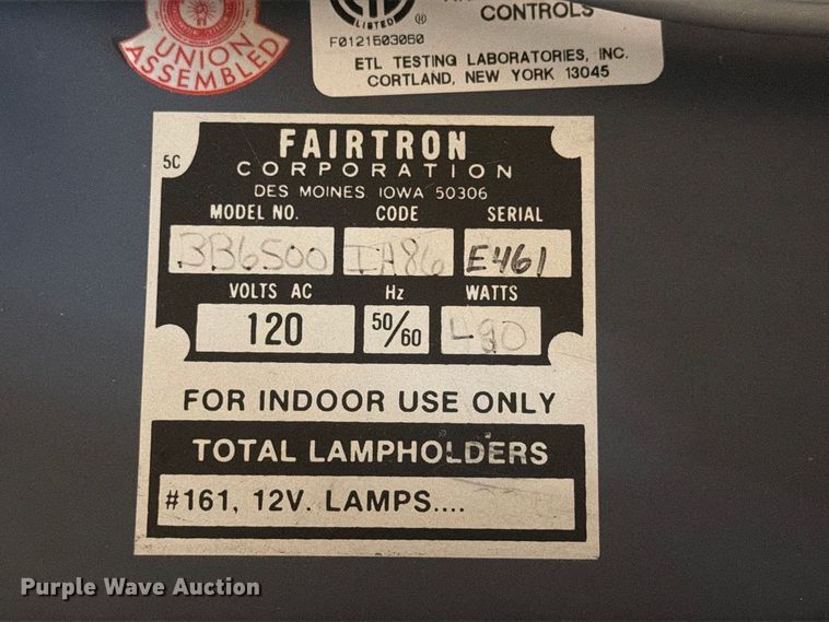 image for item EX4325 (6) Fairtron BB6500 scoreboards