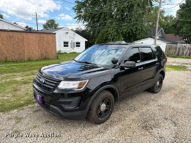 image for item EX4537 2017 Ford Explorer Police Interceptor SUV