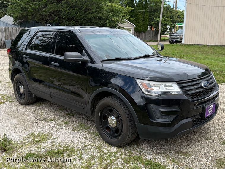 image for item EX4537 2017 Ford Explorer Police Interceptor SUV