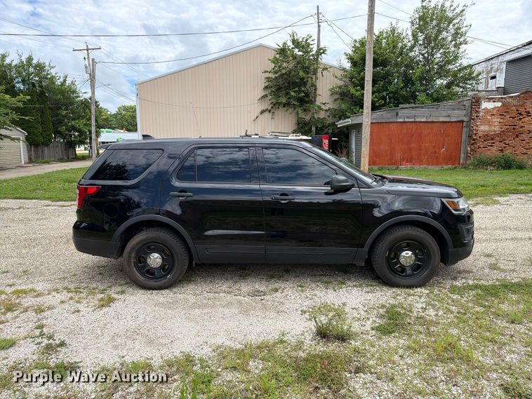 image for item EX4537 2017 Ford Explorer Police Interceptor SUV
