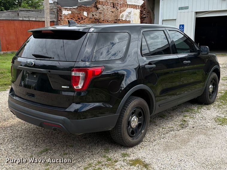 image for item EX4537 2017 Ford Explorer Police Interceptor SUV