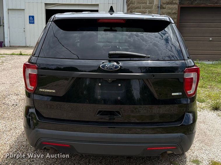 image for item EX4537 2017 Ford Explorer Police Interceptor SUV