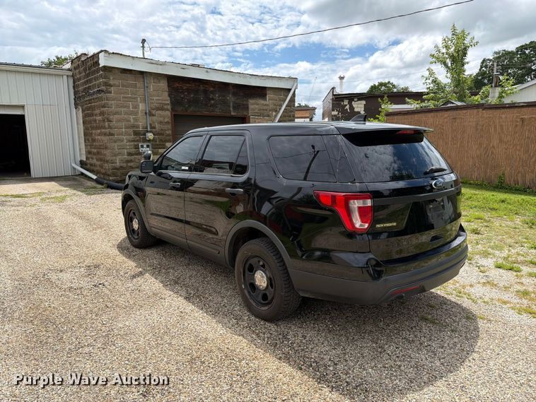 image for item EX4537 2017 Ford Explorer Police Interceptor SUV
