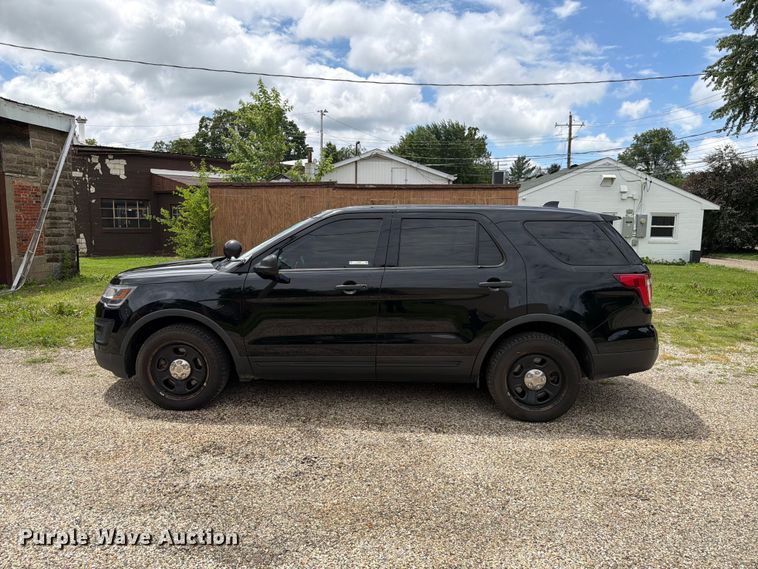 image for item EX4537 2017 Ford Explorer Police Interceptor SUV