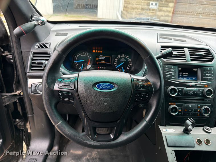 image for item EX4537 2017 Ford Explorer Police Interceptor SUV