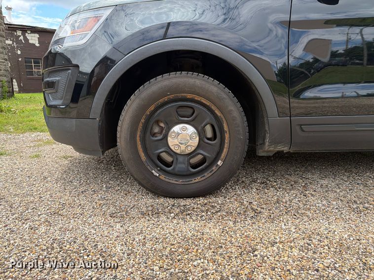 image for item EX4537 2017 Ford Explorer Police Interceptor SUV