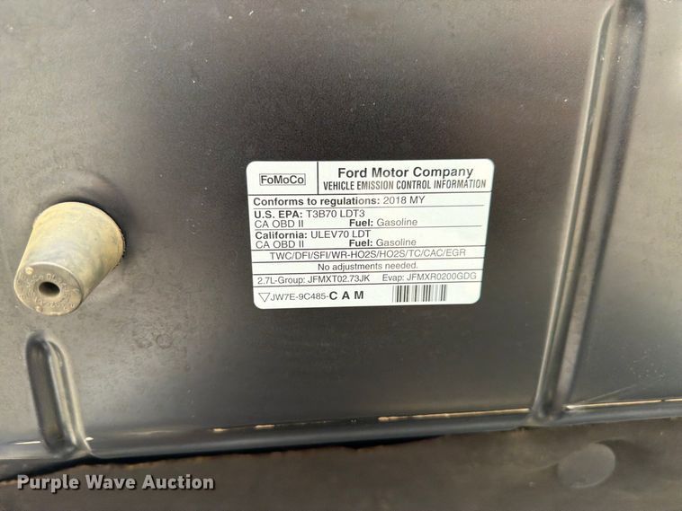 image for item EX4614 2018 Ford F-150 Crew Cab pickup truck
