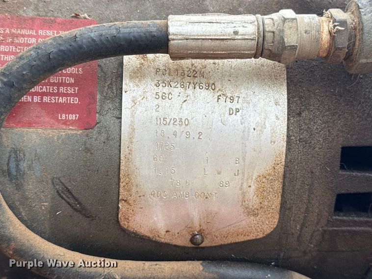 image for item FC4380 Ex-Cell 1003 pressure washer