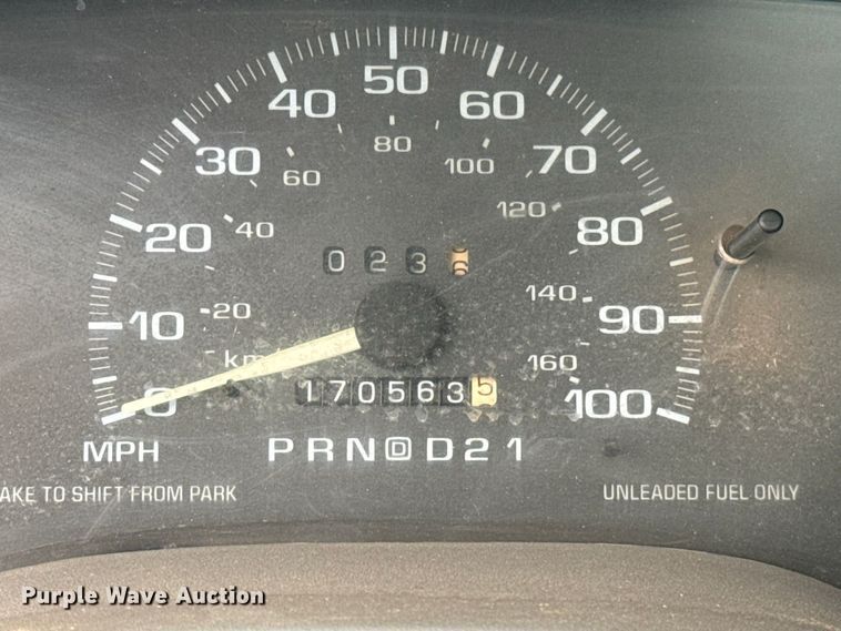 image for item FC4387 1997 Chevrolet S10 pickup truck