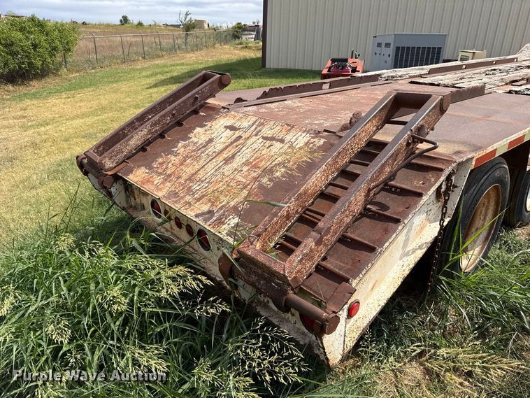 image for item FC4390 1997 Atoka drop deck equipment trailer