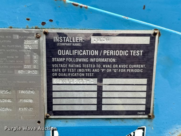 image for item FC4391 1993 Terex SK451-PBRI bucket and boom