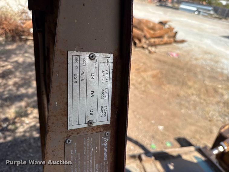 image for item FC4393 1980 Caterpillar D6D dozer