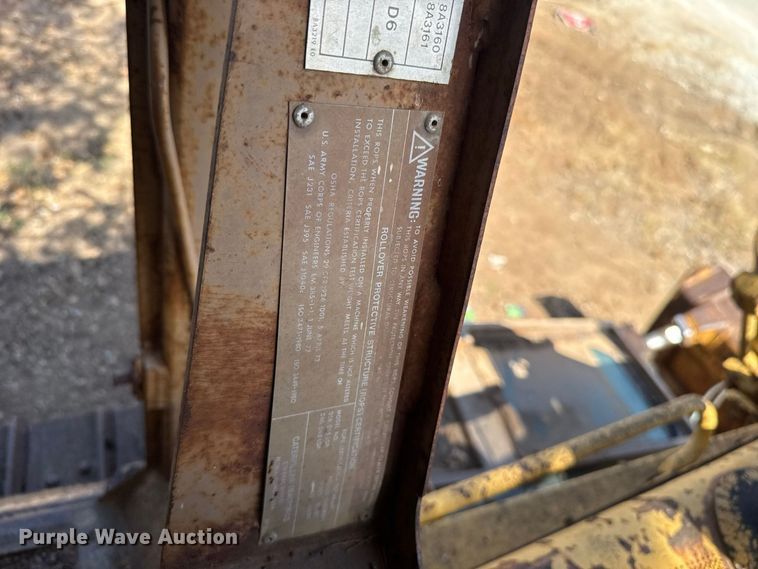 image for item FC4393 1980 Caterpillar D6D dozer