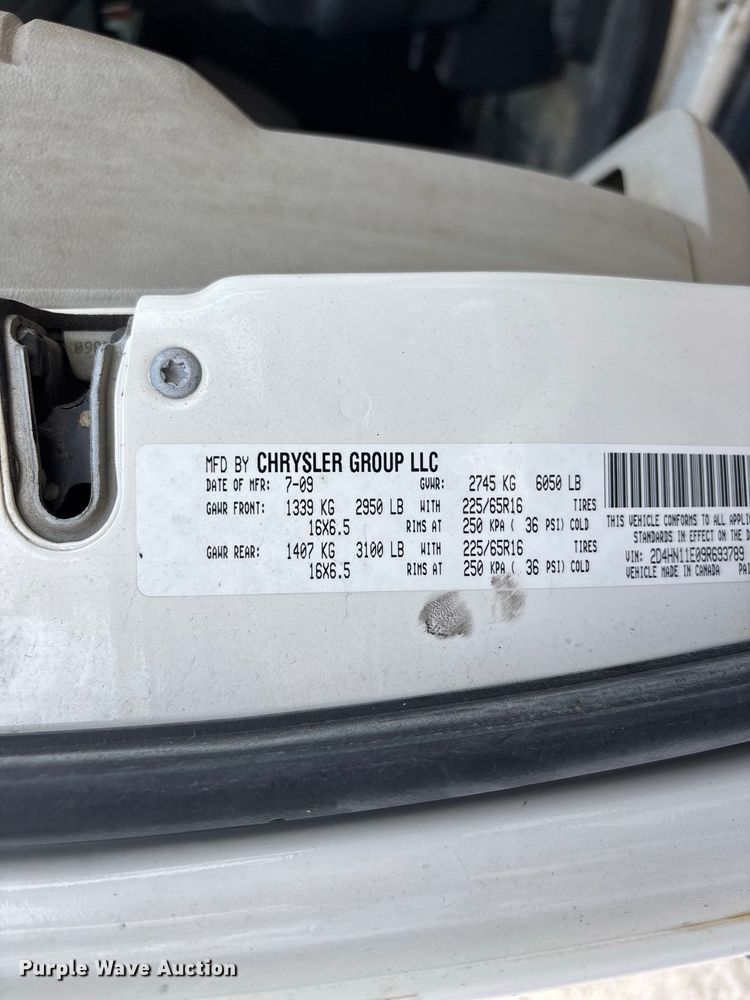image for item FG0742 2009 Dodge Grand Caravan van