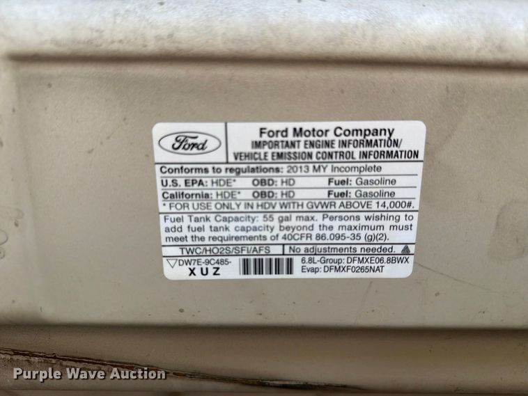 image for item FH6396 2013 Ford E450 shuttle bus