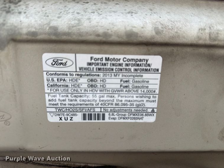 image for item FH6397 2013 Ford E450 shuttle bus