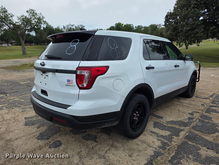 image for item FH6435 2018 Ford Explorer Police Interceptor  SUV