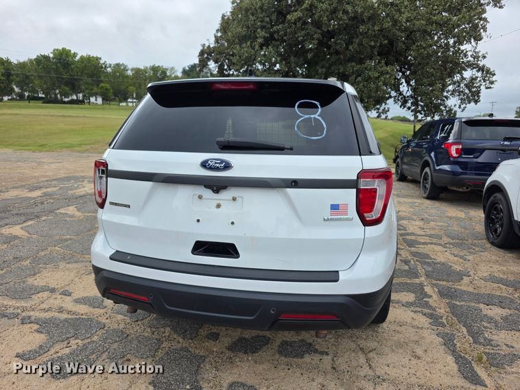 image for item FH6435 2018 Ford Explorer Police Interceptor  SUV