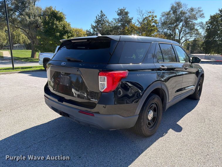 image for item FH6461 2021 Ford Explorer Police Interceptor SUV