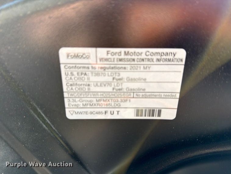 image for item FH6461 2021 Ford Explorer Police Interceptor SUV