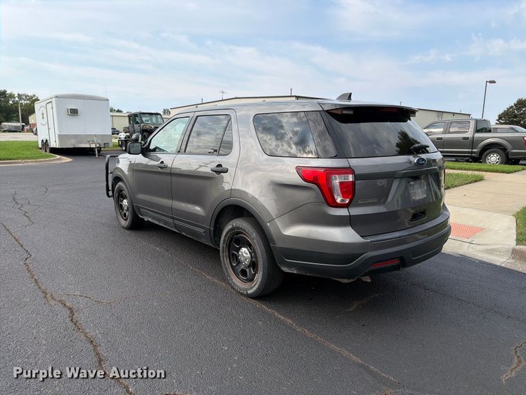 image for item FI0867 2019 Ford Explorer Police Interceptor SUV