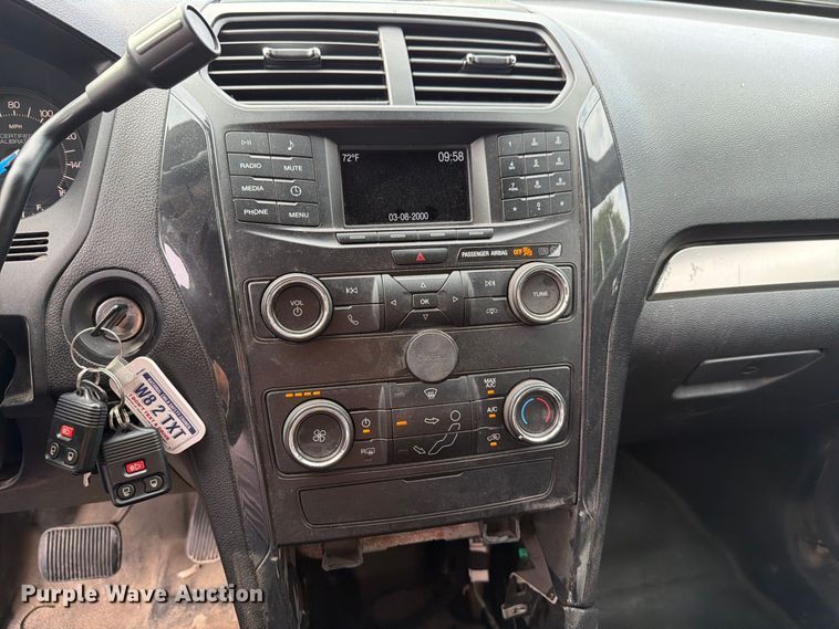image for item FI0867 2019 Ford Explorer Police Interceptor SUV