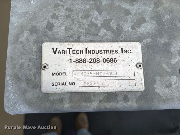 image for item FJ2016 20 Vari Tech Industries, Inc.  A1 1035-HYD-ALB tank