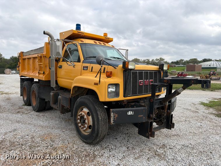 image for item FK3809 2000 GMC C7 dump truck