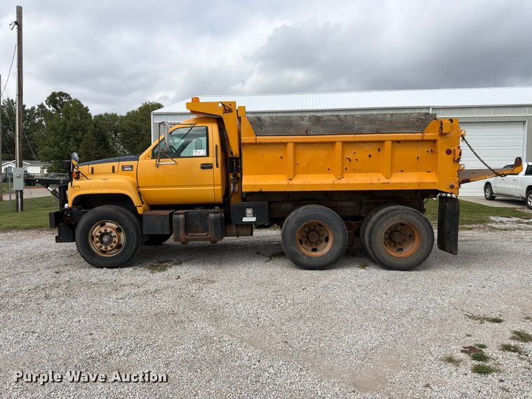 image for item FK3809 2000 GMC C7 dump truck