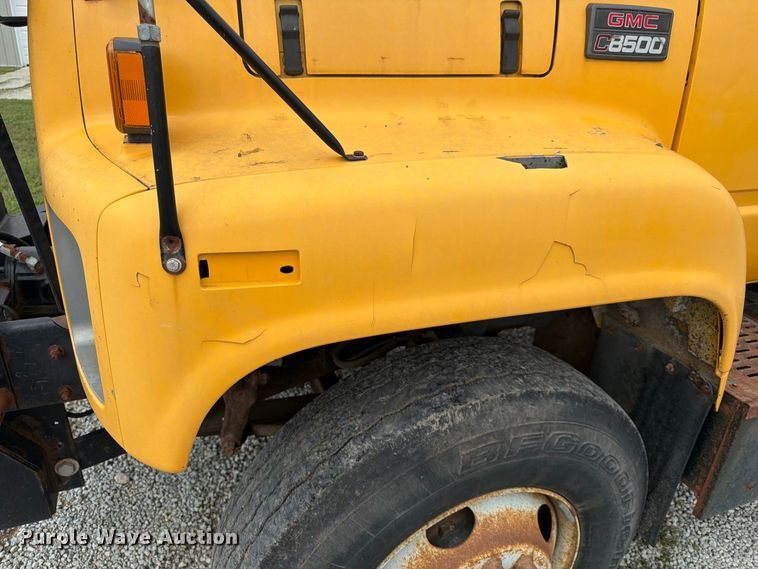 image for item FK3809 2000 GMC C7 dump truck
