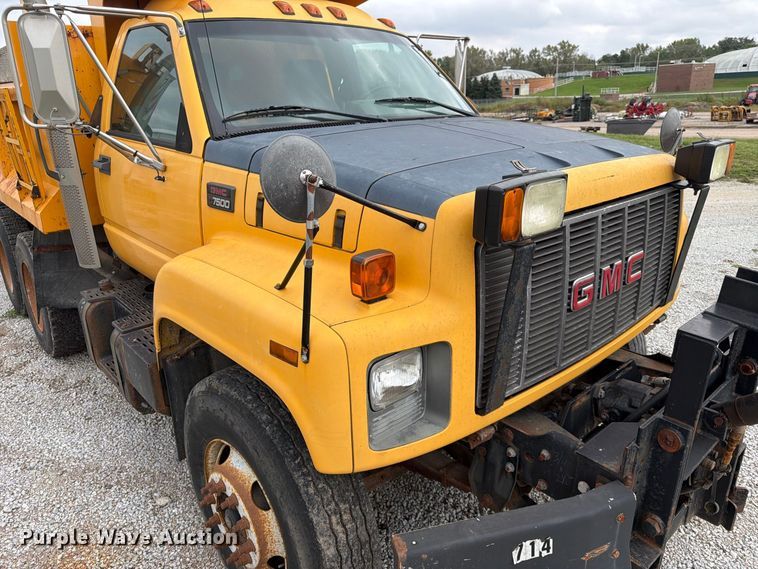 image for item FK3809 2000 GMC C7 dump truck