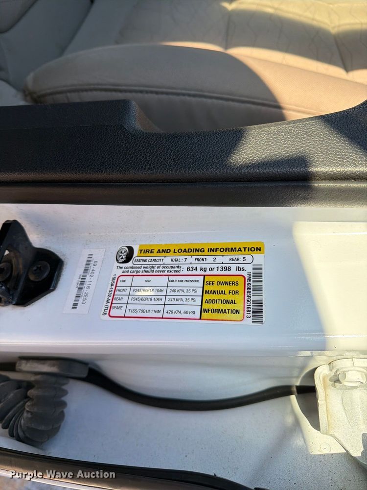 image for item FM6516 2015 Ford Explorer SUV