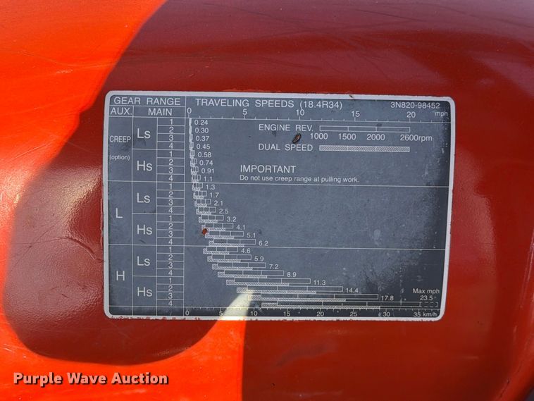 image for item FM6518 Kubota M6S-111 MFWD tractor