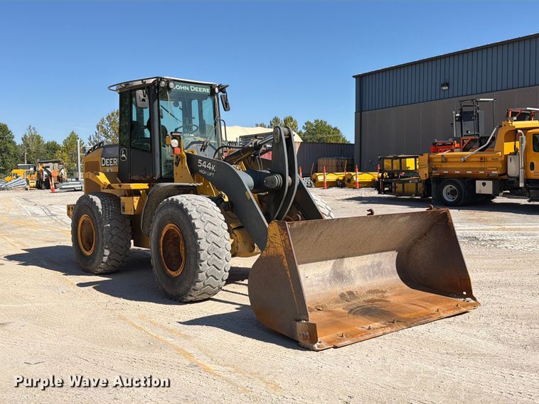 image for item FM6522 2009 John Deere 544K High Lift wheel loader
