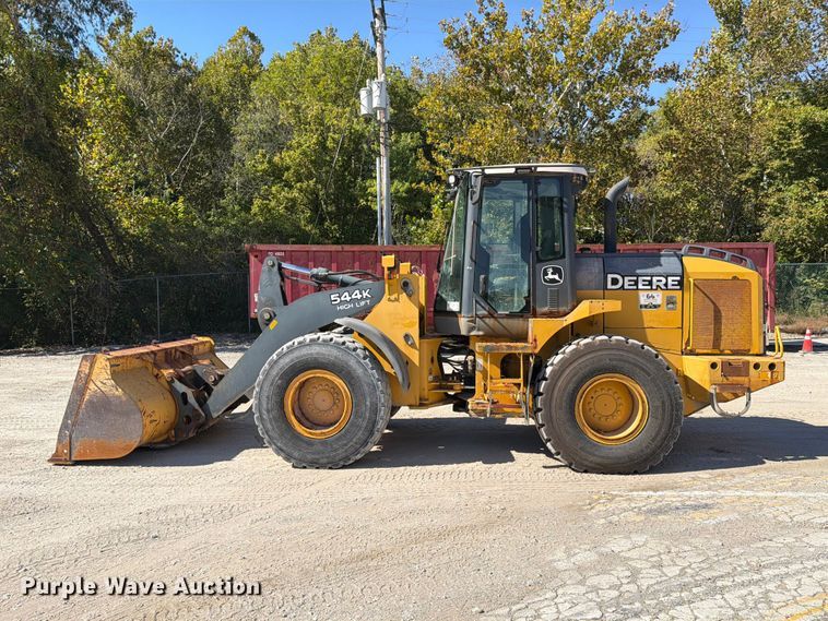 image for item FM6522 2009 John Deere 544K High Lift wheel loader