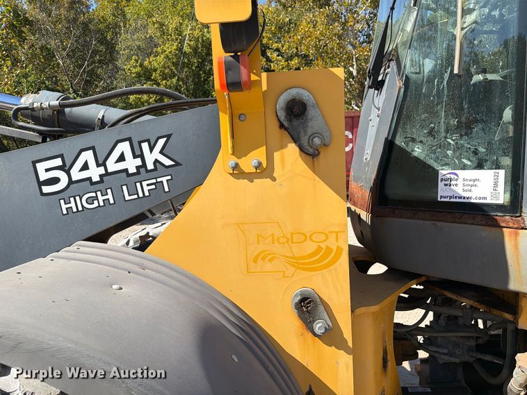 image for item FM6522 2009 John Deere 544K High Lift wheel loader