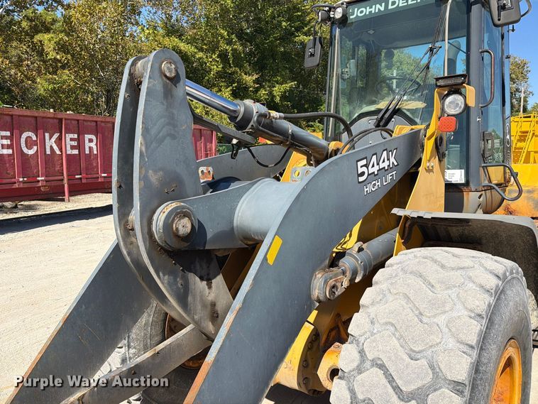 image for item FM6522 2009 John Deere 544K High Lift wheel loader