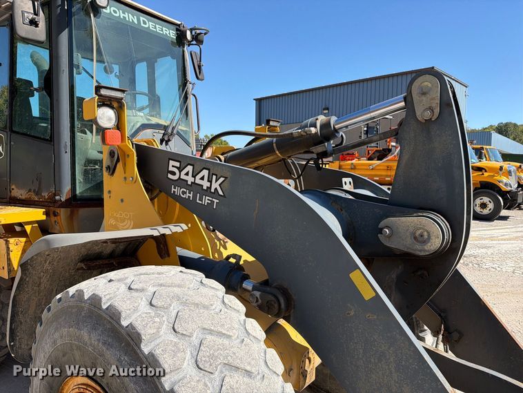 image for item FM6522 2009 John Deere 544K High Lift wheel loader