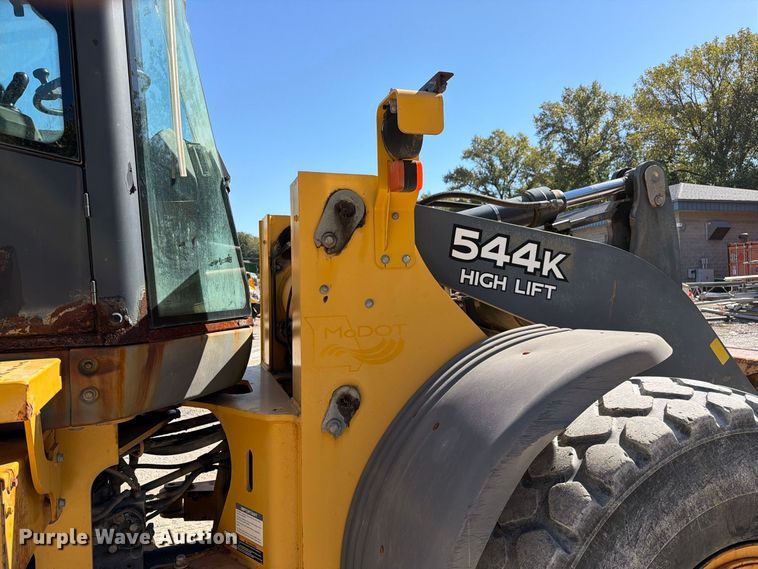 image for item FM6522 2009 John Deere 544K High Lift wheel loader