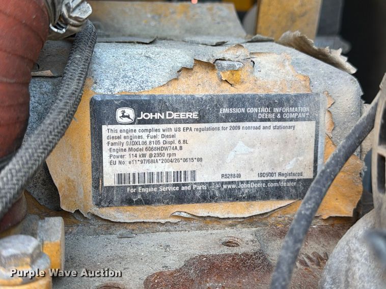 image for item FM6522 2009 John Deere 544K High Lift wheel loader