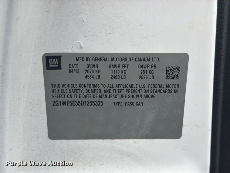 image for item FN2058 2013 Chevrolet Impala 