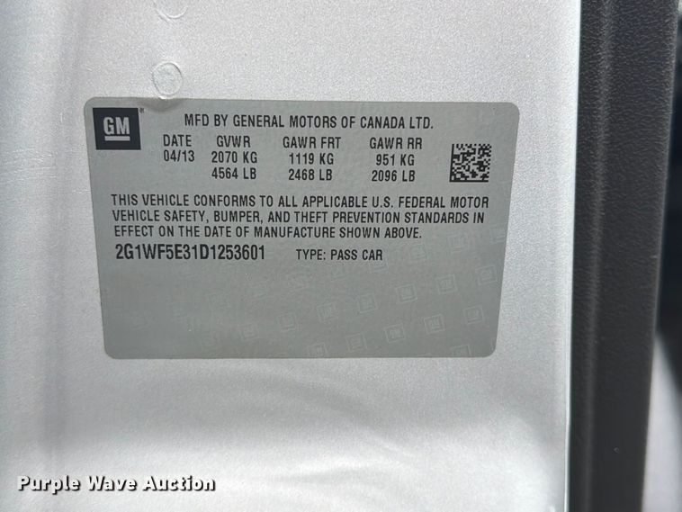 image for item FN2059 2013 Chevrolet Impala 