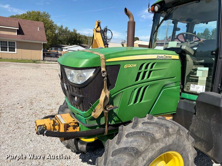 image for item FN5865 2016 John Deere 6120M MFWD tractor