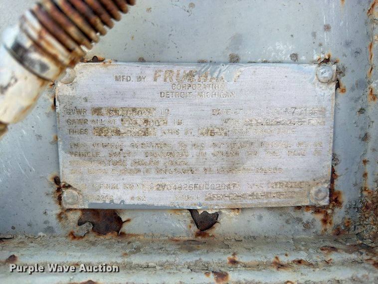 image for item FN5869 1985 Fruehauf FBX-F2-48-11-W1.5-102 dry van trailer