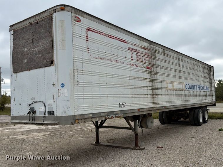 1987 Dorsey Liteguard-86 dry van trailer