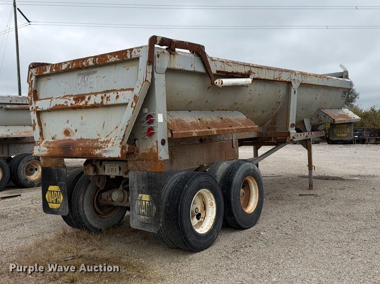 image for item FN5872 2003 CPS Trailers TSTD 26 end dump trailer