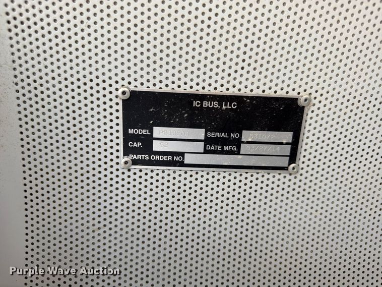 image for item FP4062 2015 IC Bus PB105 school bus