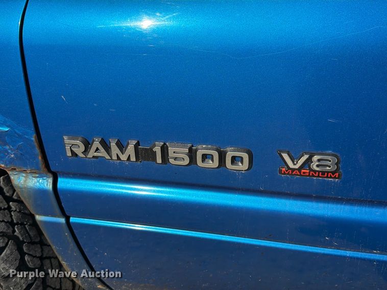 image for item FT6308 2001 Dodge Ram 1500 Ext. Cab pickup truck